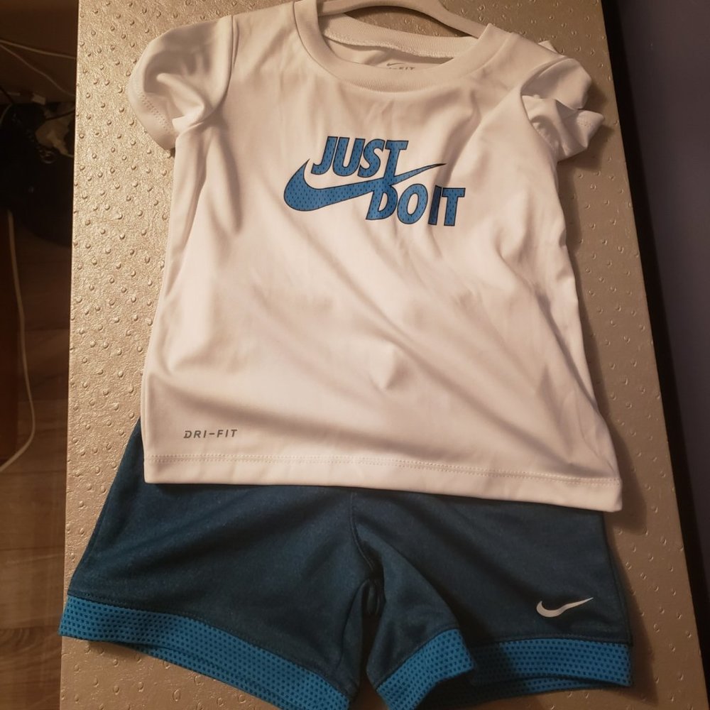 Nike Baby Boys 2-Pc. Mesh Just Do It T-Shirt & Shorts Set